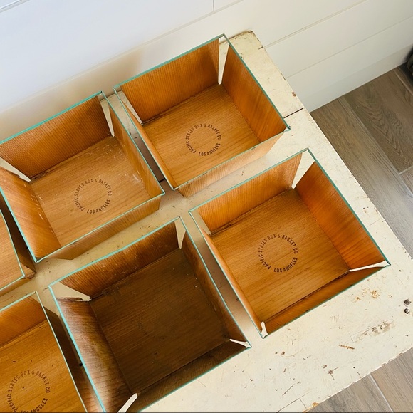 ♥️ Vintage ♥️ Pacific States Box & Basket Co. Berry Baskets x 6 - Picture 6 of 7